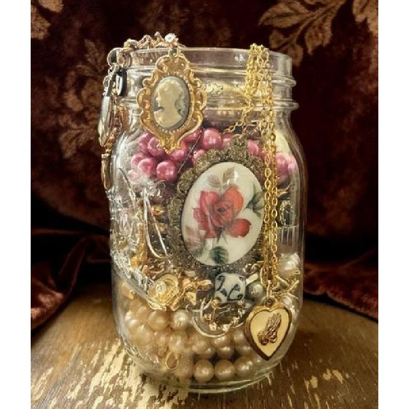 Bar Cart Gold - 2026-45-teiliges Mystery-Glas für Goldschmuck – Überraschungsbox