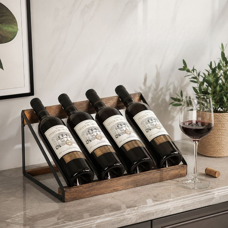 Hölzernes Weinregal für Zuhaus – Home Bar Shelf Bewertung und Preis