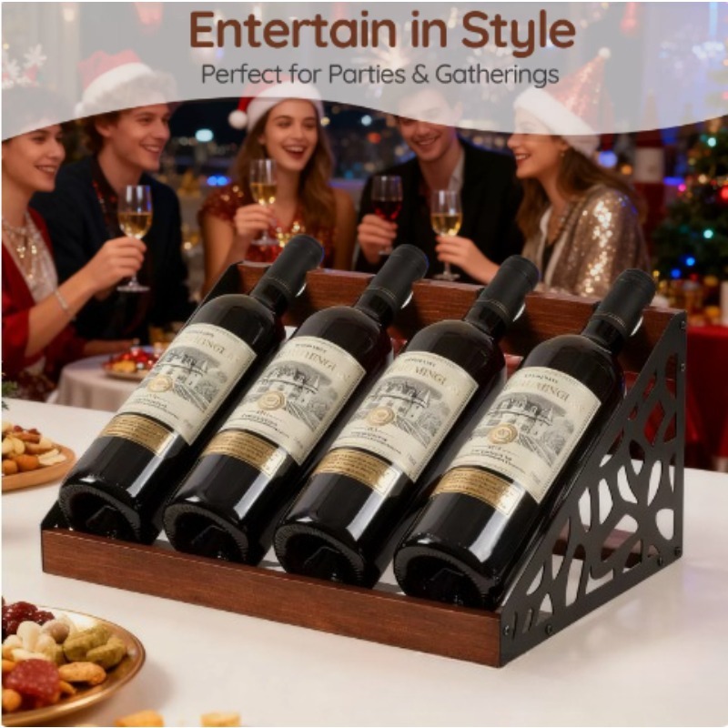 Hölzernes Weinregal für Zuhaus – Home Bar Shelf Bewertung und Preis