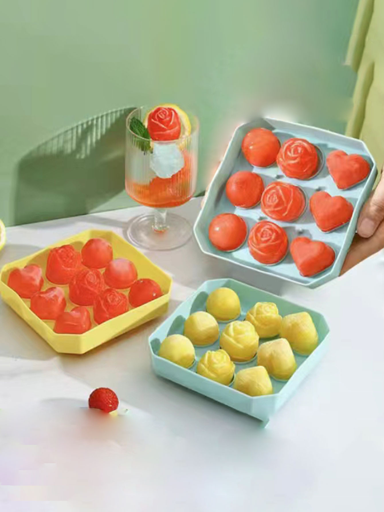 Rose Eiswürfelform Eiswürfelfo – Ice Mold Sphere Bewertung und Preis