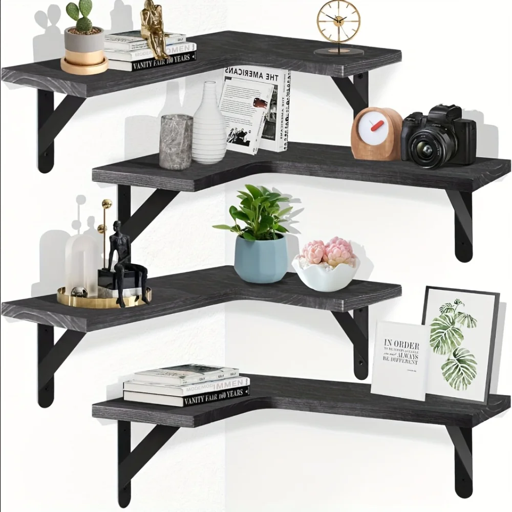 Natürliche Holzmaserung Schweb – Home Bar Shelf Bewertung und Preis