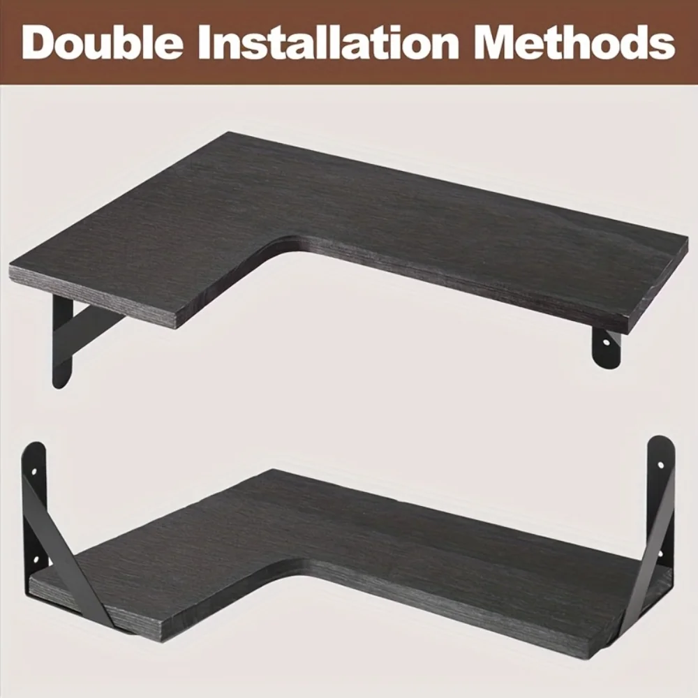 Natürliche Holzmaserung Schweb – Home Bar Shelf Bewertung und Preis