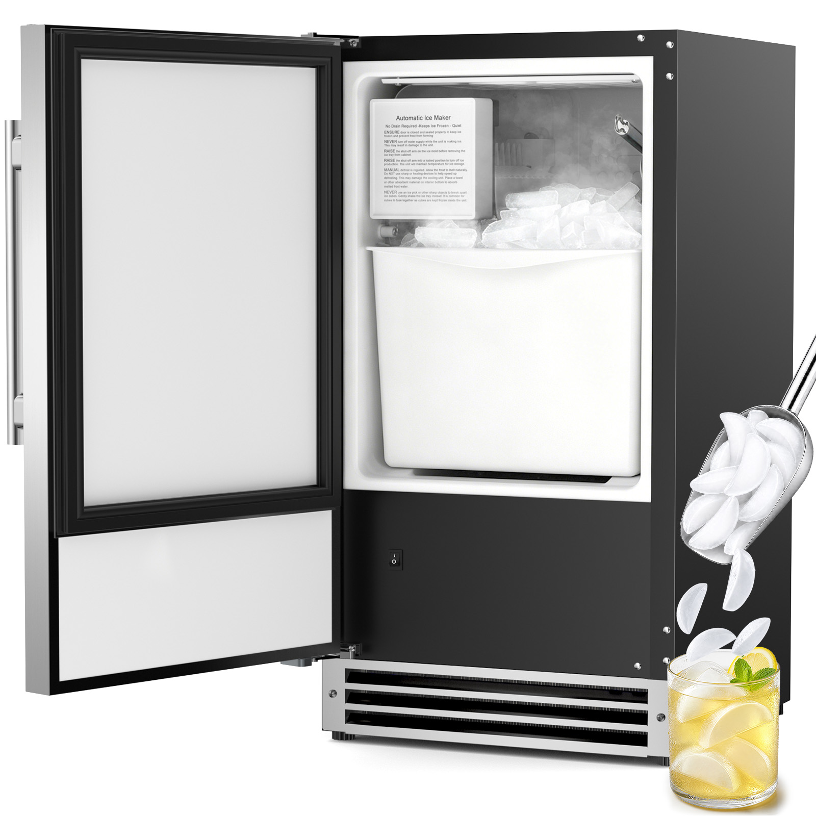 Unterbau-Eismaschine, Halbmond – Home Bar And Counter Bewertung und Preis