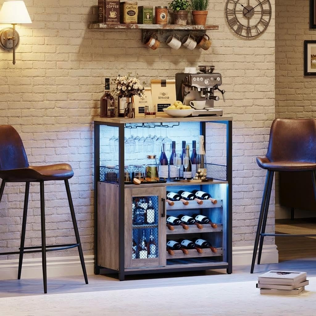 3-stufiger Weinbarschrank mit  – Home Bar And Cabinet Bewertung und Preis