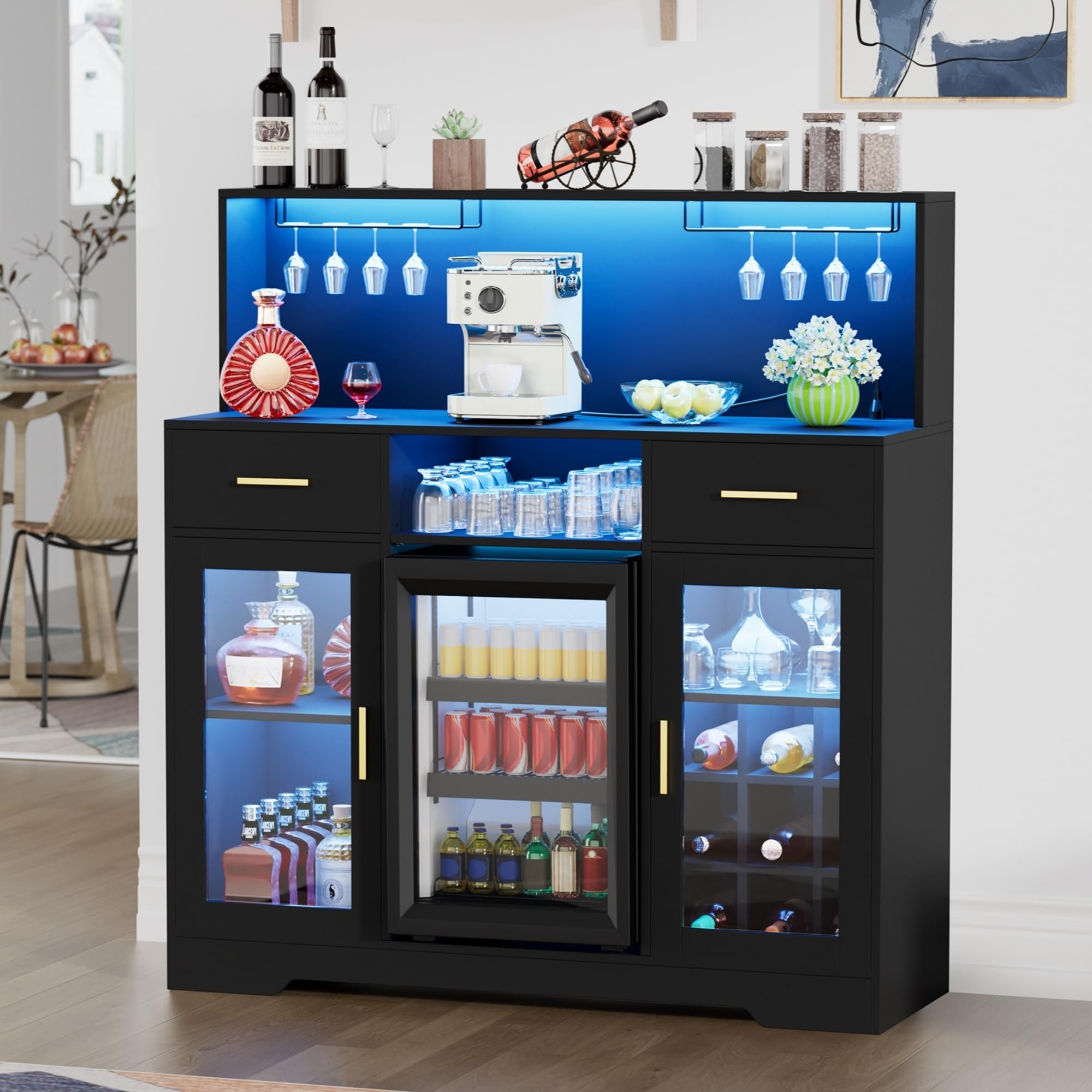 Mini-Kühlschrank mit Stauraum, – Home Bar And Cabinet Bewertung und Preis