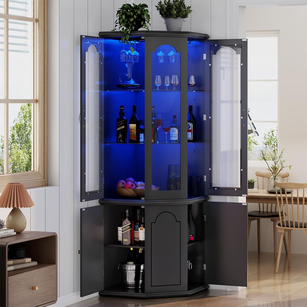 Beleuchteter Barschrank mit ge – Home Bar And Cabinet Bewertung und Preis