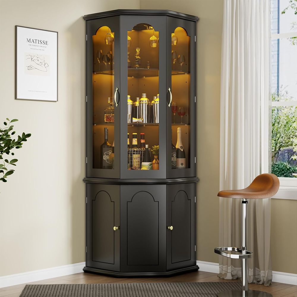 Beleuchteter Barschrank mit ge – Home Bar And Cabinet Bewertung und Preis